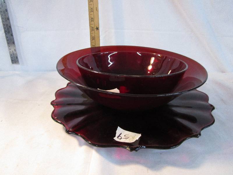 Ruby Red 3 Pieces