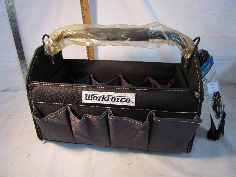 Workforce Tool Tote Tags still on it