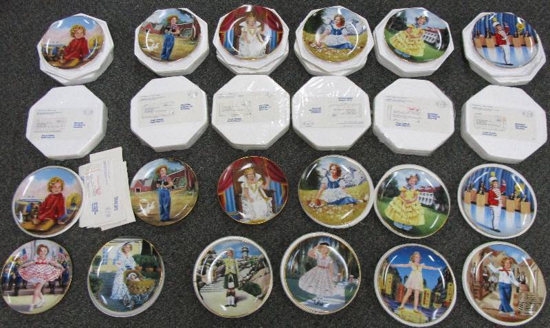 Shirley Temple Plate Collection 24 total 6 unopened and still shrink wrapped