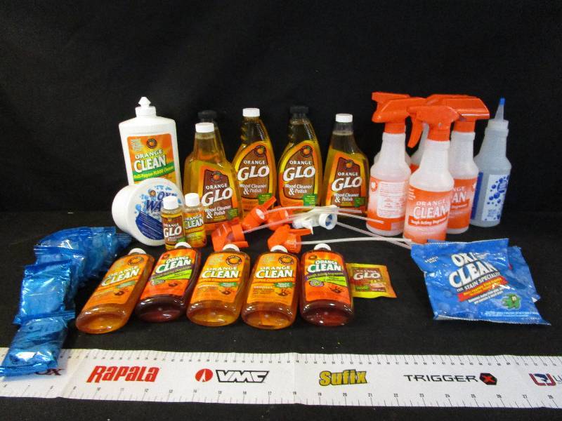 Oxi Clean Orange Glow Cleaning and olishing Set 36 Pieces