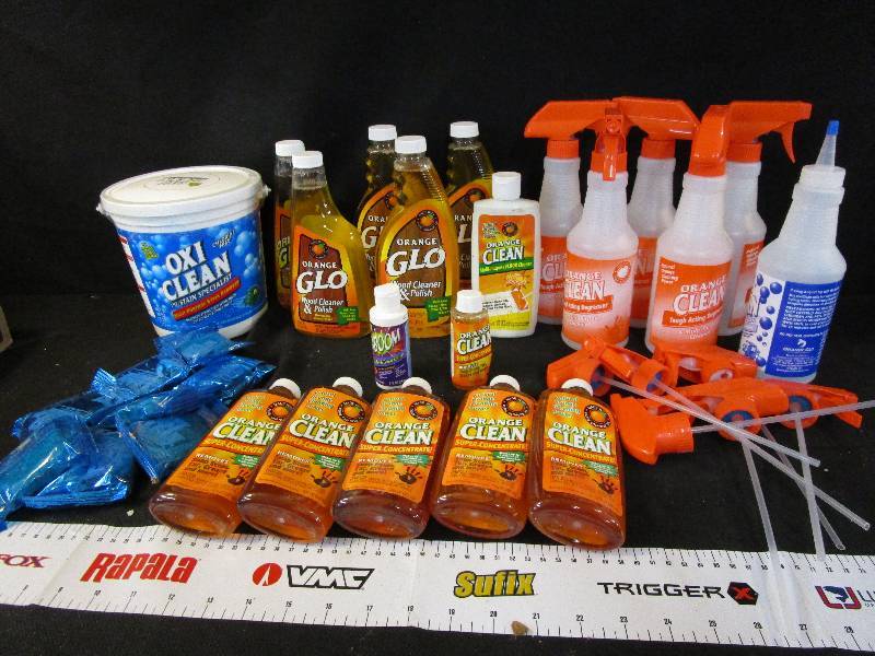 Oxi Clean Orange Glow Cleaning and olishing Set 34 Pieces