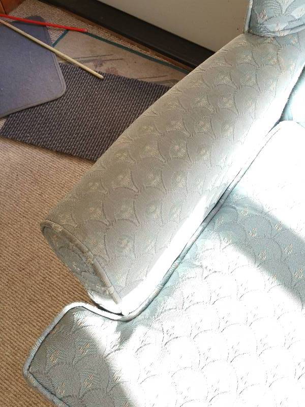 Upholstered Wing Back Arm Chair