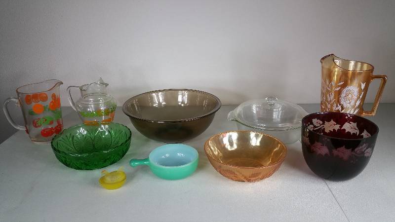 Vintage Glassware, Jeanette, Ruby Flash, Jadeite, Etc.