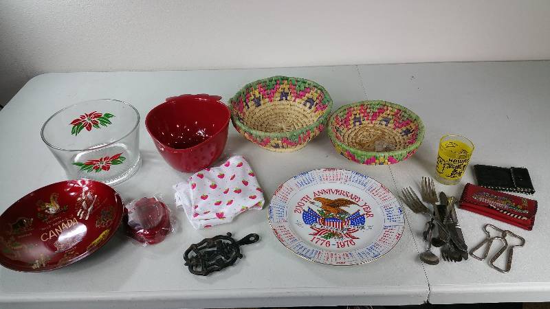 Trivet, Antique Flatware, Misc Kitchen Ware, Etc.