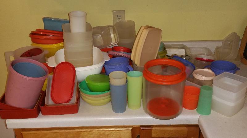 Large Group of Vintage & Newer Tupperware
