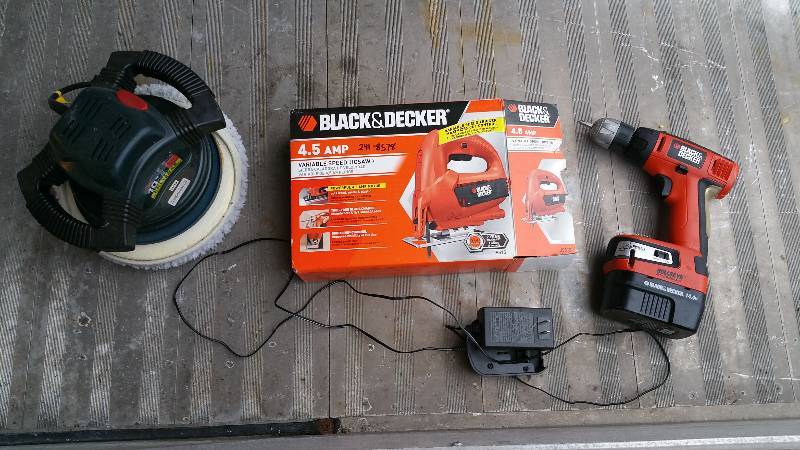 Cordless Drill Saber Saw & Buffer