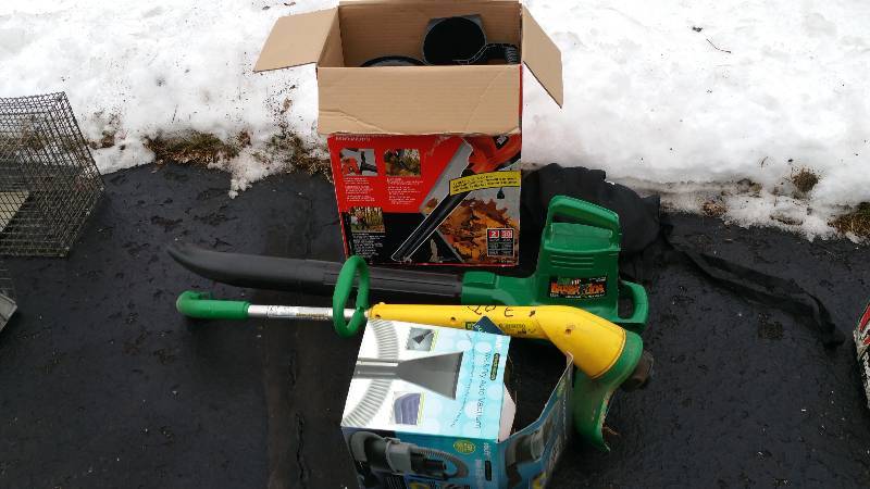 Electric Weed Whip & Leaf Blower
