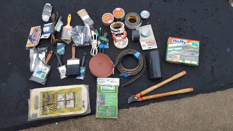 Tape & Paint Brushes