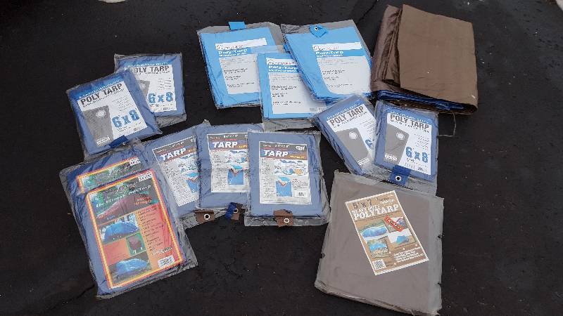 Assortment Of Tarps
