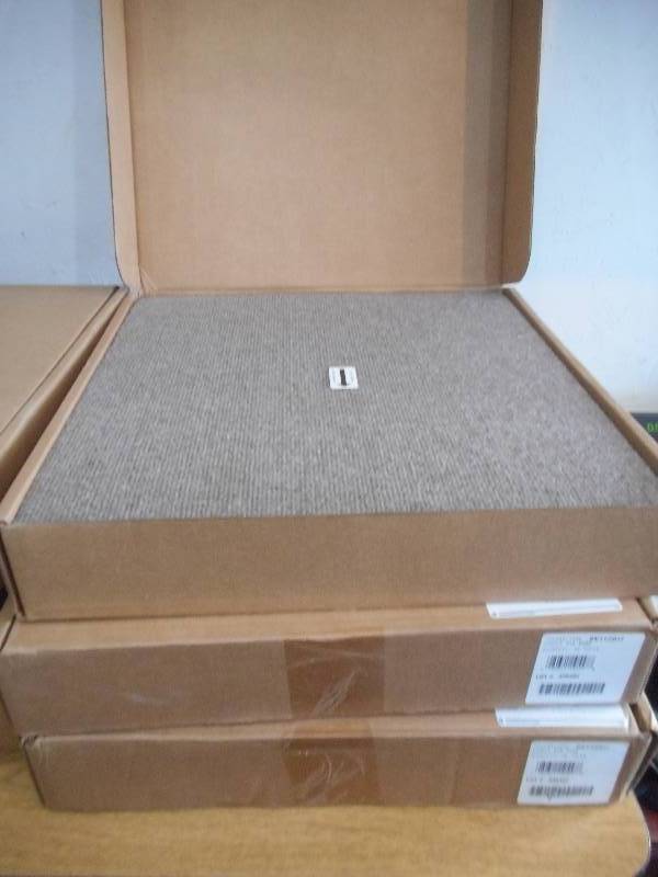 lot 4 image: TrafficMASTER Ribbed Bark Texture 18 in. x 18 in. Carpet Tile (16 TilesCase) 108 SF