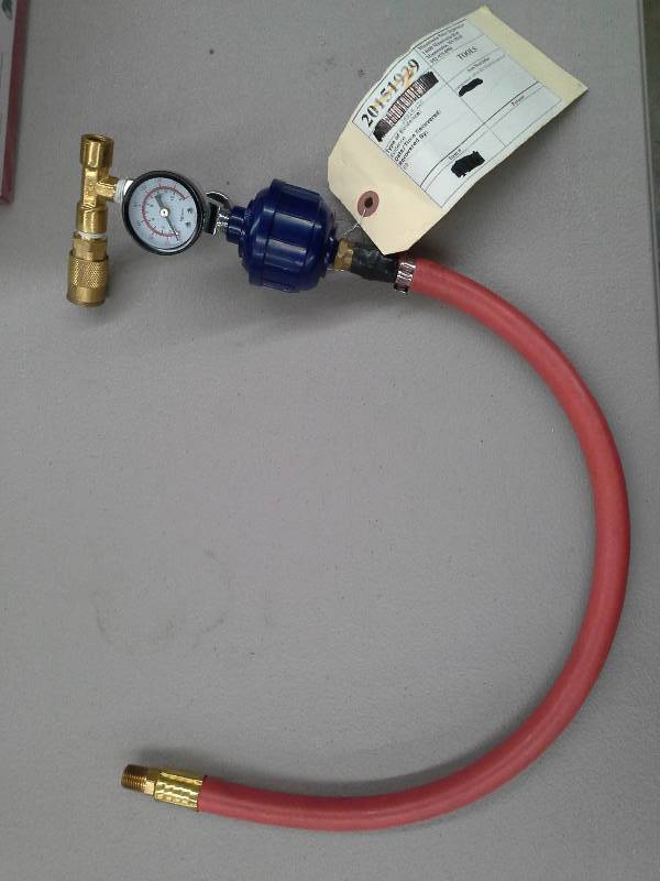 lot 107 image: Compressor Valve & Husky HVLP Spray Gun