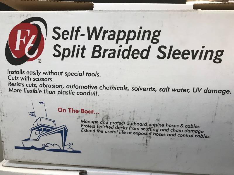 lot 522 image: SELF-WRAPPING SPLIT BRAIDED SLEEVING