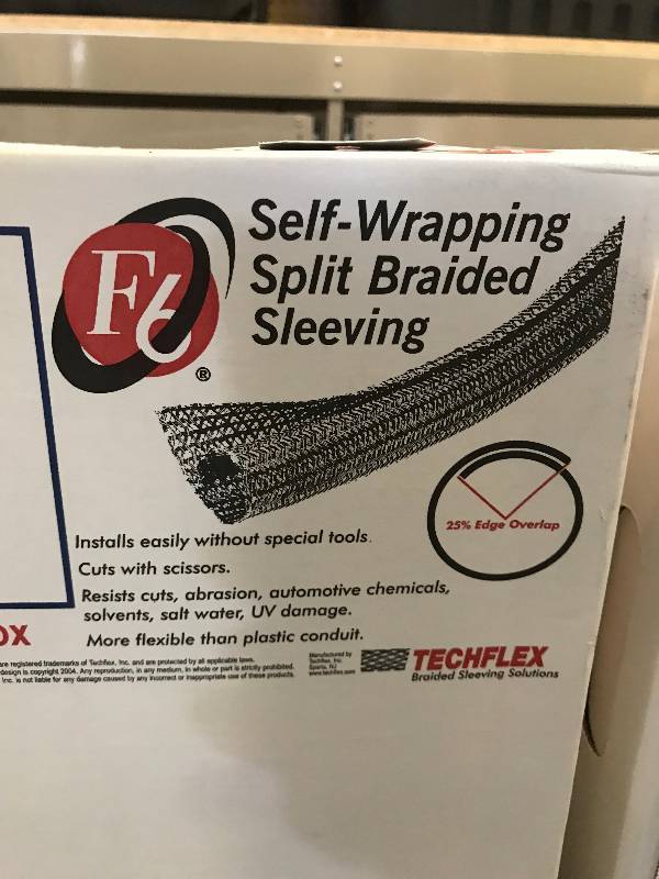 lot 524 image: SELF-WRAPPING SPLIT BRAIDED SLEEVING