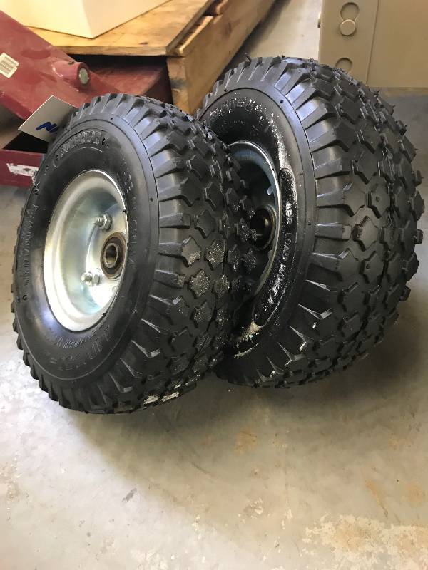 lot 527 image: 2 MATCHING RUBBER TIRES
