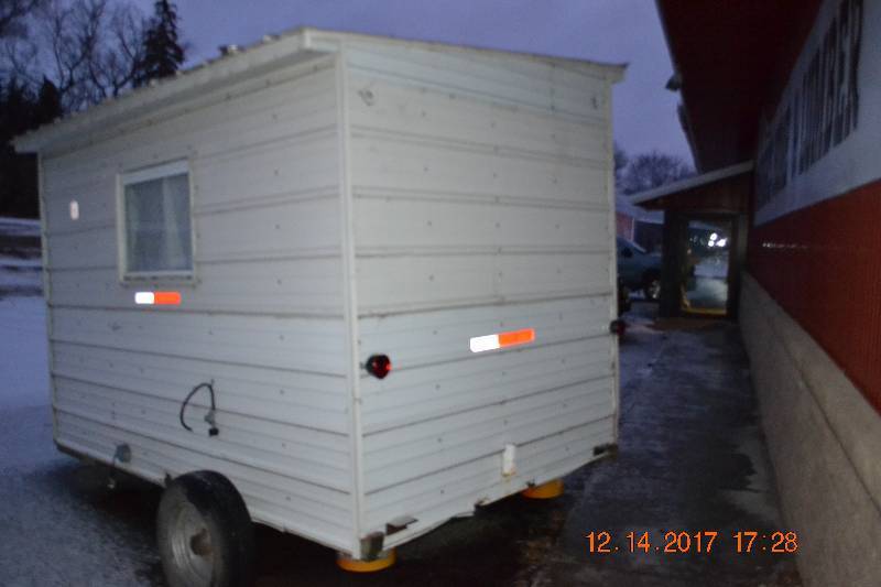 6x10 Custom Angling Fish House on Wheels