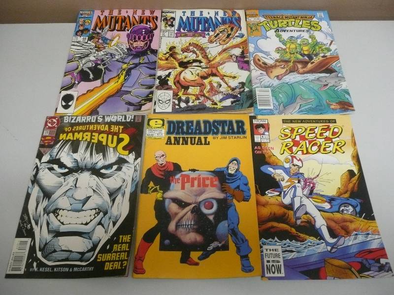 lot 22 image: 6 VINTAGE COMIC COLLECTION - MARVEL, NOW, ARCHIE, DC, EPIC - SOME RARE - SEE PICTURES