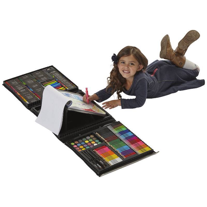 Kimball Kids 235-Pc. Multi Media Art Set with Pop-Up Easel