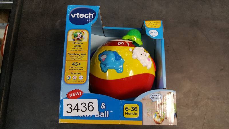 lot 3436 image: Vtech Wiggle & Crawl Ball