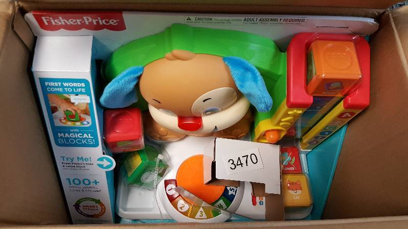 lot 3470 image: Fisher-Price Laugh & Learn First Words Smart Puppy