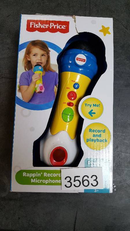lot 3563 image: Fisher-Price Rappin Recording Mic
