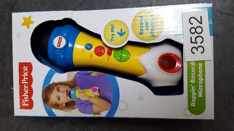 lot 3582 image: Fisher-Price Rappin Recording Mic