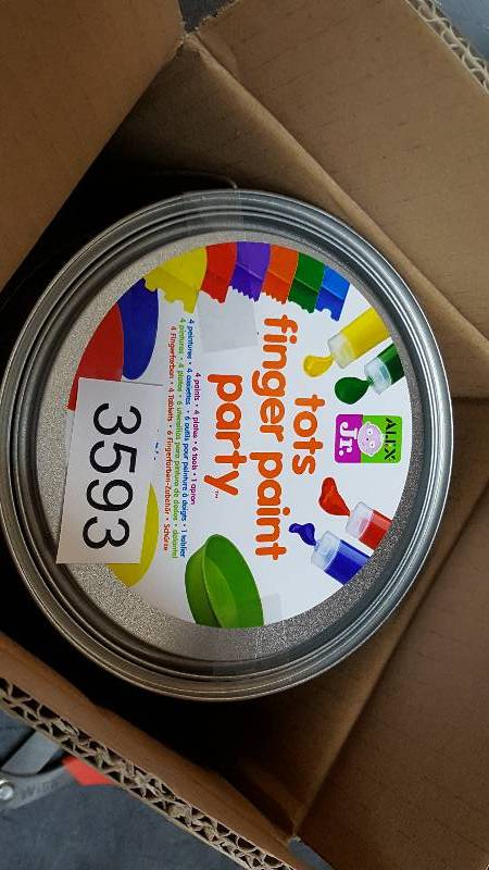 lot 3593 image: Alex Tots Finger Paint Party Kit