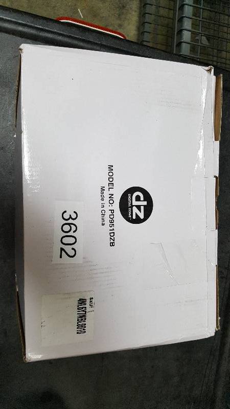lot 3602 image: Digital Zone 9 Portable DVD Player with Remote Control and Dual Headphones