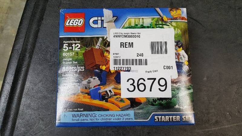 lot 3679 image: LEGO City Jungle Starter Set 88-Pc. Building Set - 60157