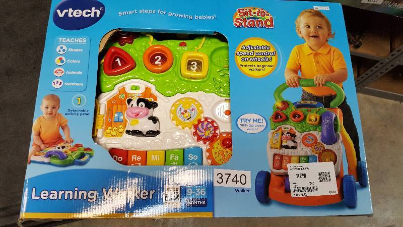 lot 3740 image: VTech Sit-to-Stand Learning Walker