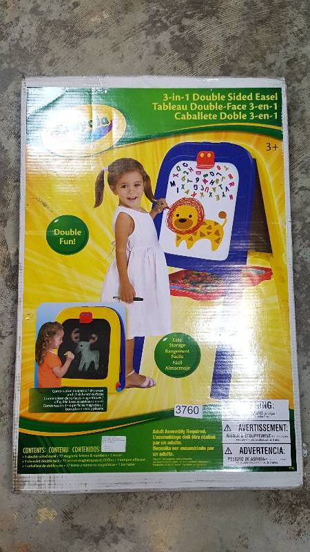 lot 3760 image: Crayola 3-In-1 Double Easel