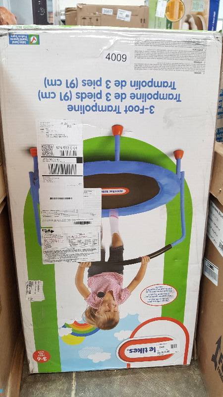 lot 4009 image: Little Tikes Kids 3-Ft. Trampoline