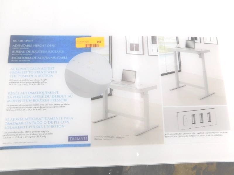 TRESANTI ADJUSTABLE HEIGHT DESK