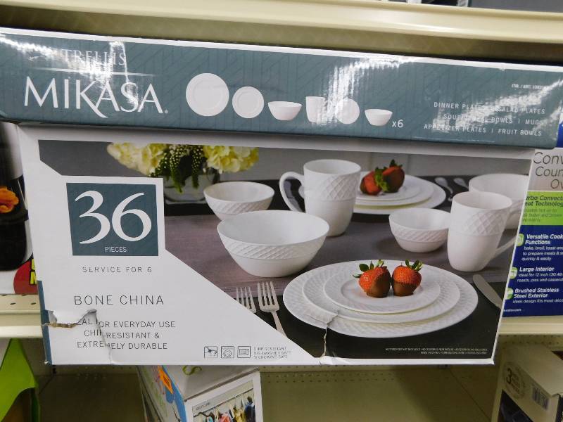 MIKASA 36PC BONE CHINA DISH SET