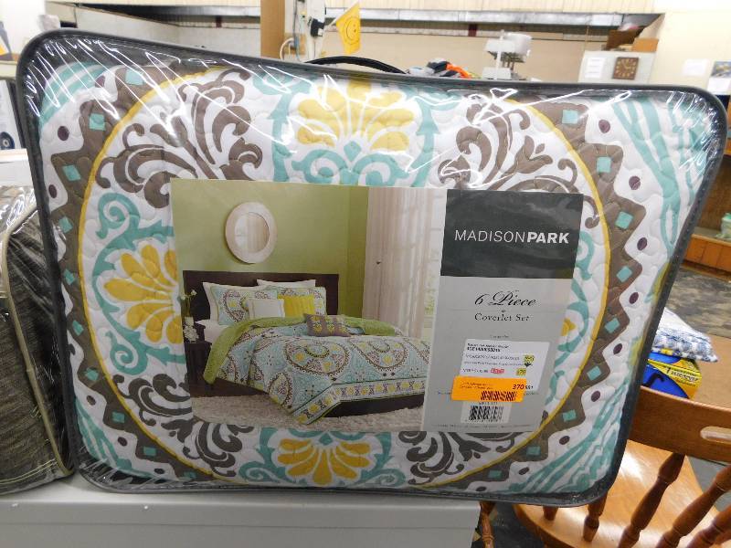MADISON PARK 6 PC COMFORTER SET, KING
