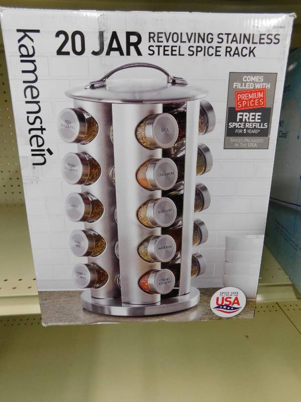 20 JAR REVOLVING SPICE RACK