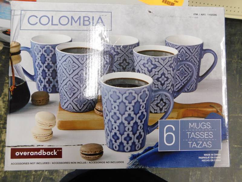 COLOMBIA 6PC MUG SET