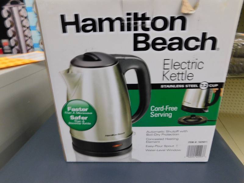 HAMILTON BEACH ELECTRIC KETTLE
