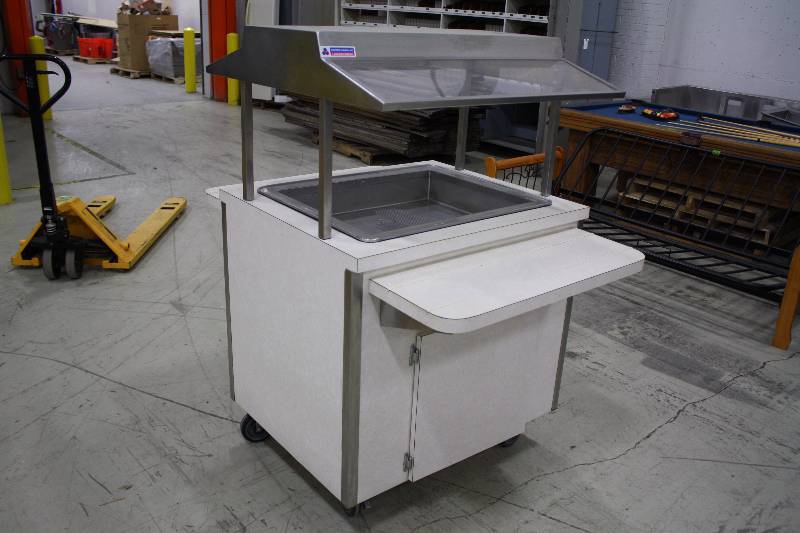 lot 17 image: NSF Cold Condiment Chiller with Storage