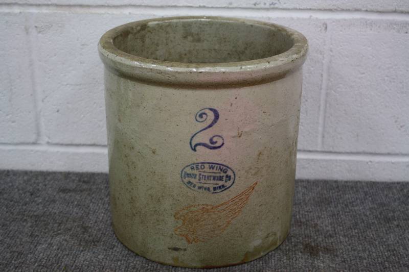 lot 19A image: Redwing 2 Gallon Crock