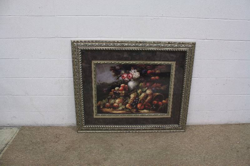 lot 21A image: Large Glass Framed Picture