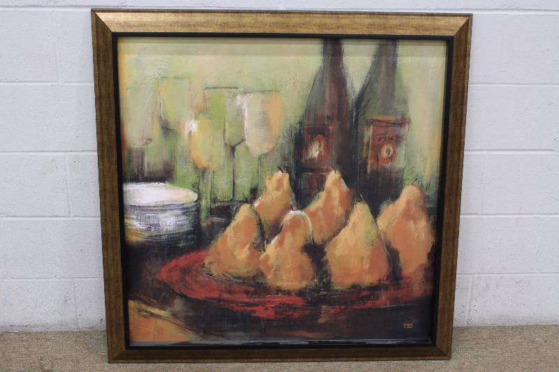 lot 93 image: Large Picture with Frame