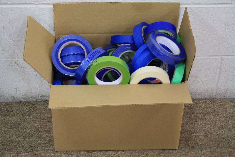 lot 215 image: Box of Masking Tape