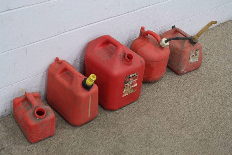 lot 247 image: 5 Gas Cans