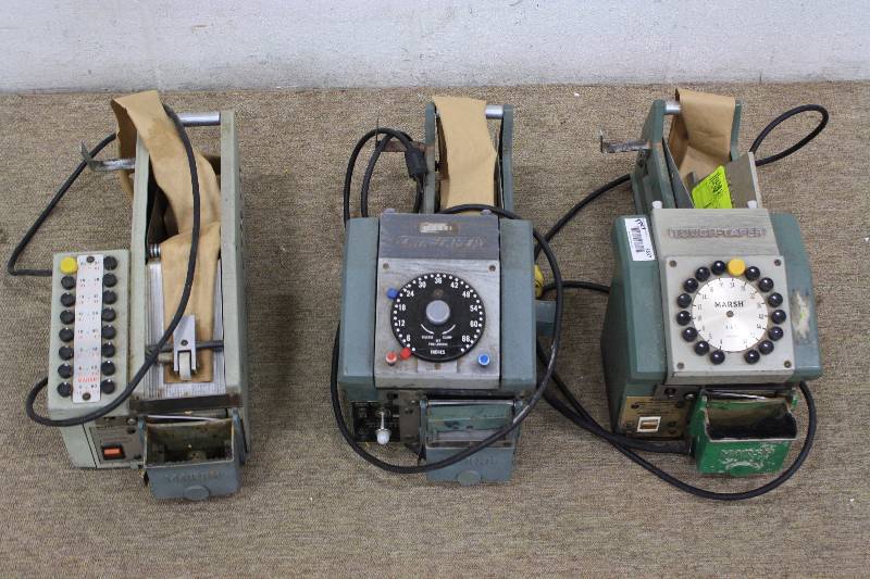 lot 130 image: 3 Tape Dispensing Machines