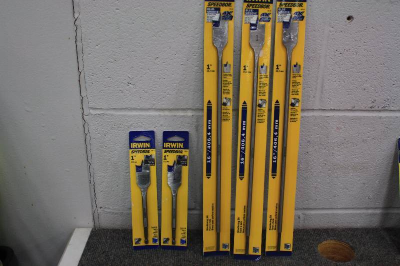 lot 106 image: Irwin 1 Speedbor Spade bits