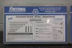 lot 54 image: Concrete Screw Sets - New