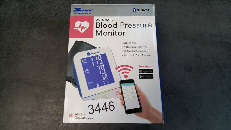 lot 3446 image: Bluetooth Blood Pressure Monitor