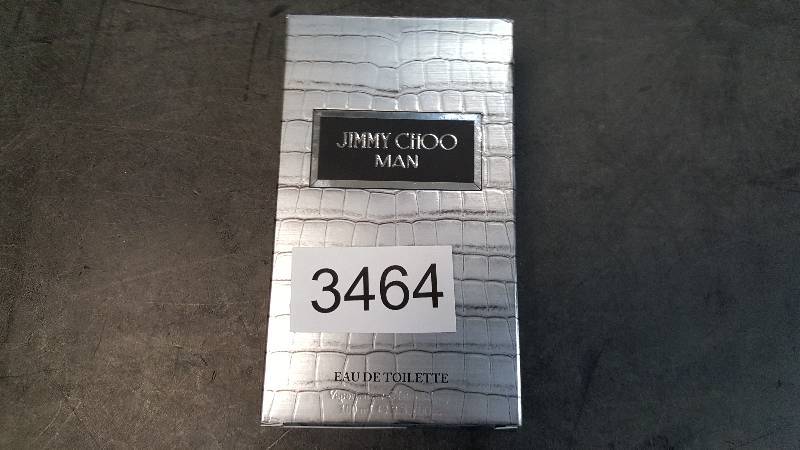 lot 3464 image: Jimmy Choo Man Eau De Toilette Spray - 3.3 Oz.