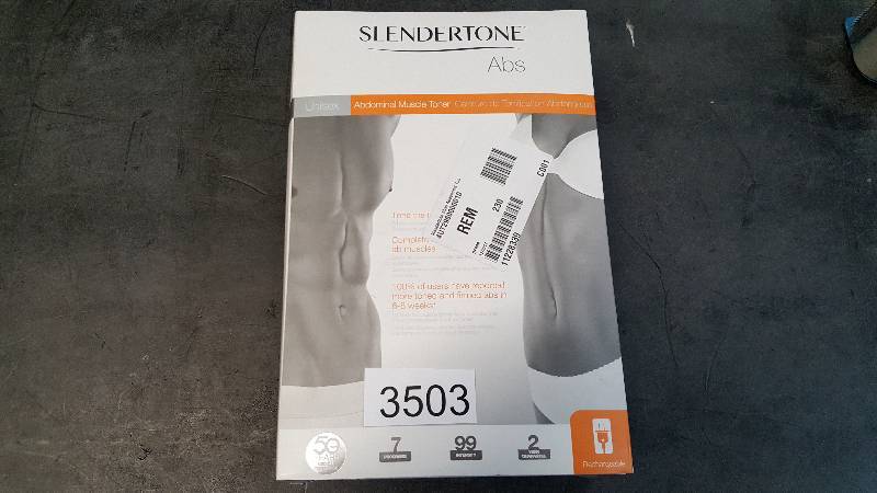 lot 3503 image: Slendertone Abs6 Rechargeable Abdominal Toner