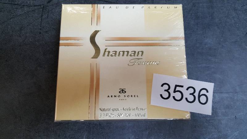 lot 3536 image: Arno Sorel Shaman Eau De Parfum - 3.3 Oz.